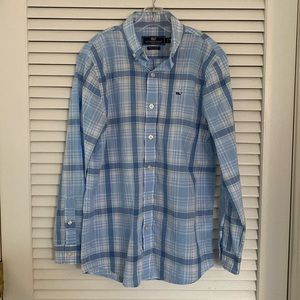 Vineyard Vines Boys Whale Dress Shirt. Medium. Size 12-14